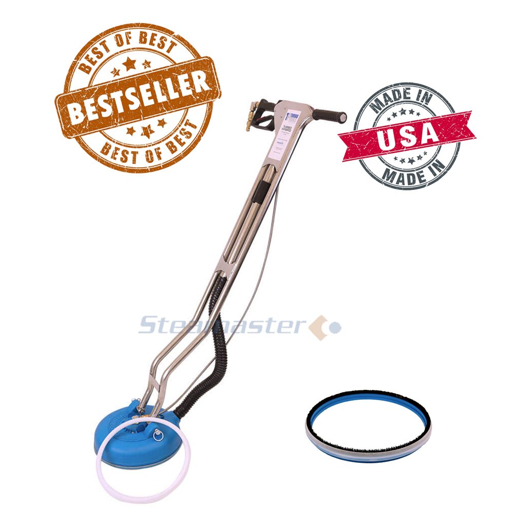 Turbo Force 12" Turbo Hybrid Tile & Grout Cleaner Cleaning Tool Hard