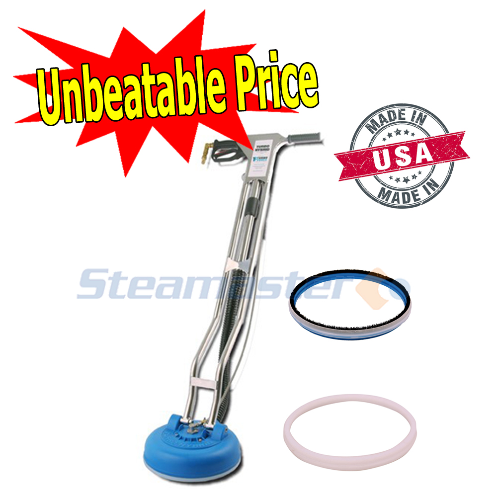 Turbo Force 15" Turbo Hybrid Tile & Grout Cleaning Tool Spinner Hard Surface Cleaner