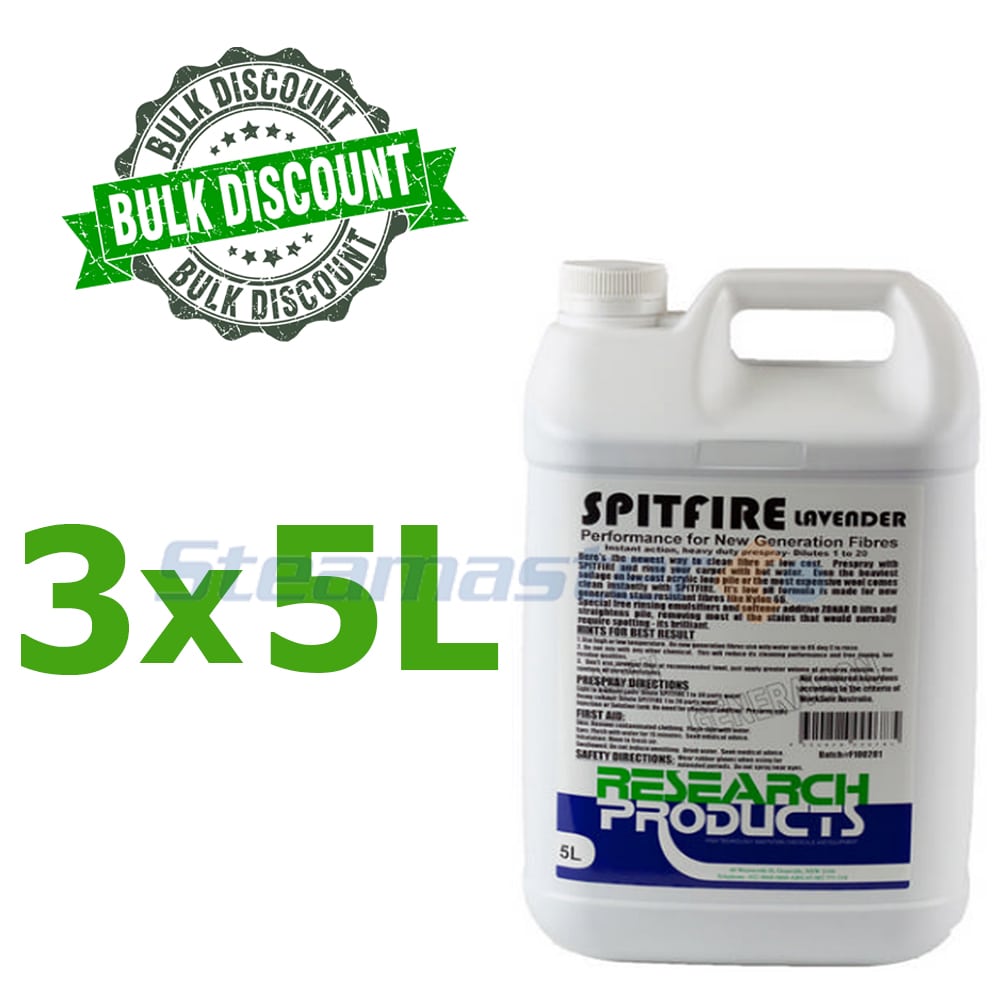 Spitfire Lavender Carpet Cleaning PreSpray Chemical