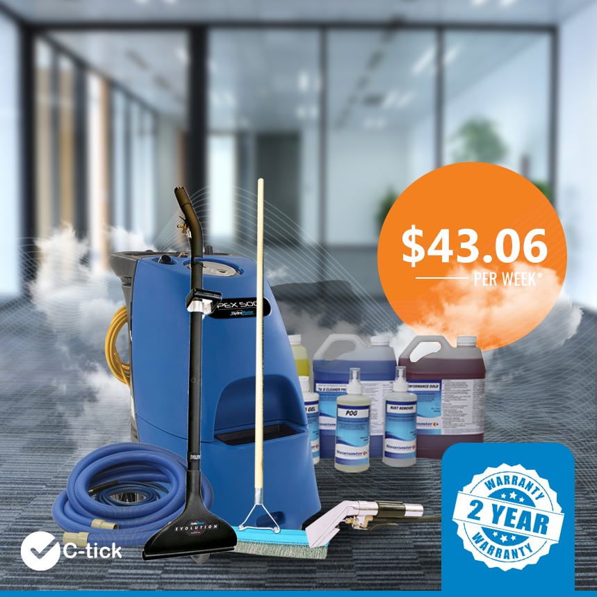 Pex 500 Heater Carpet & Upholstery Cleaning Business Start Up Package Nautilus MX3500H