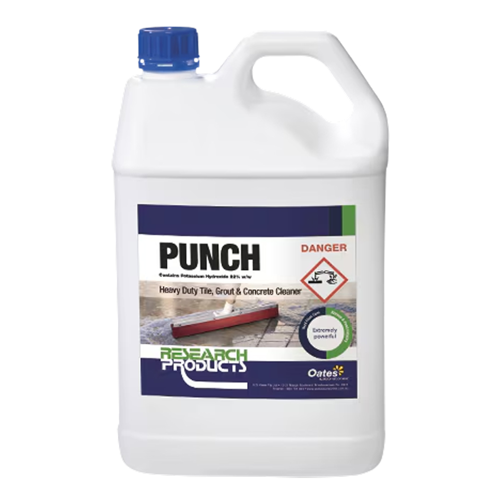 Research Products Punch 5L Powerful, Highly Concentrated Alkaline Solution