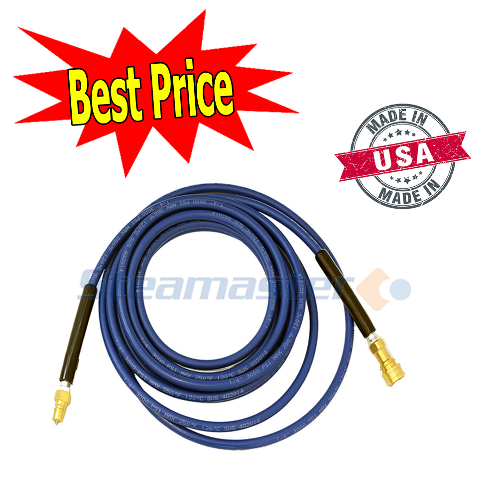 1/4" 3000PSI Carpet Cleaning Solution Hose 7.5m Carpet Cleaning Water