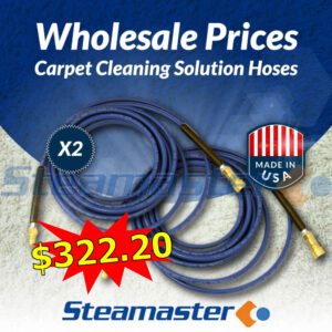 Carpet Cleaning Solution Hose 1/4″ 3000PSI 15m with Quick Couplings x 2