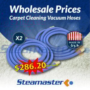 Vacuum Hose 1.5″ (38mm Internal Diameter G-Vac) Crush Proof with Cuffs 15m x 2