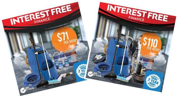 Carpet Cleaning Machines in Interest Free Finance