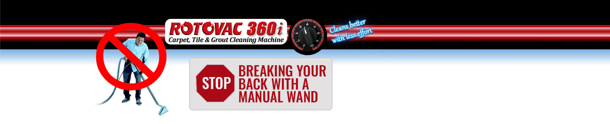 breaking your back with a manual wand