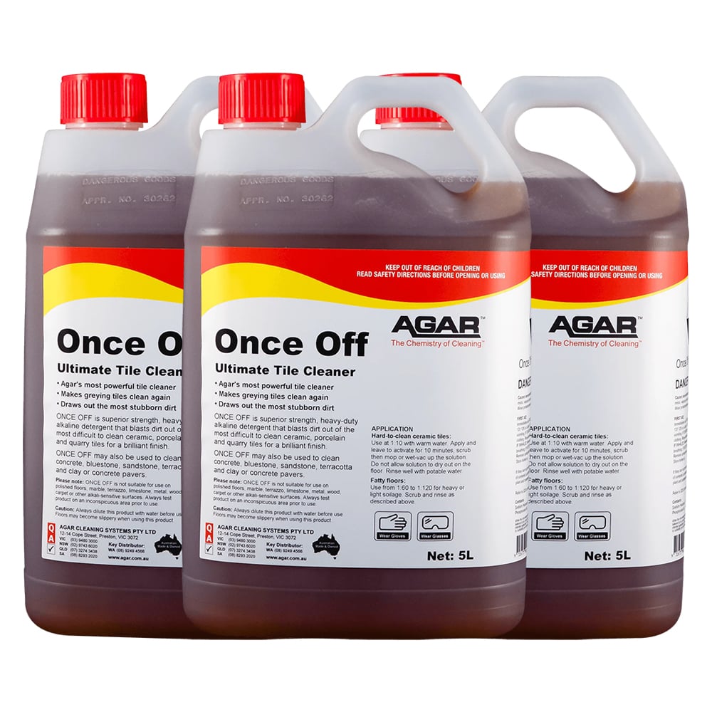 Agar Once Off Alkaline Tile and Grout Cleaner 15L