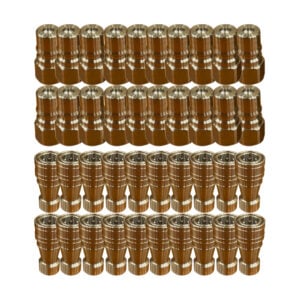 1/4F Stainless Steel Male Quick Adaptor & 1/4F Female Quick Coupling x 20 Sets