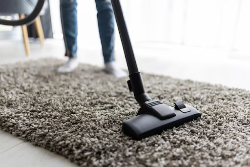 Moving Carpet Shampooer in Straight Line