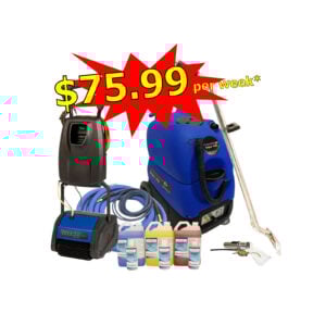 American Sniper 500 DLX with DLX Vacuum Motors "Truckmount Power In A Portable" Carpet & Upholstery Cleaning Equipment Package, GoodFX Shine 13″ Encapsulation/Dry Cleaning Machine and Hard Floor Cleaning Brushes