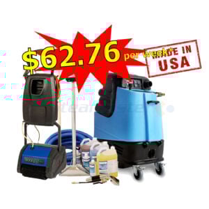 Mytee 1005LX Speedster Deluxe Carpet & Upholstery Cleaning Equipment Package, GoodFX Shine 13″ Encapsulation/Dry Cleaning Machine and Hard Floor Cleaning Brushes