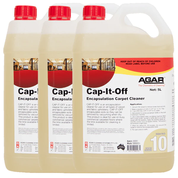 Agar Cap-It-Off Encapsulation Carpet Cleaner 15L