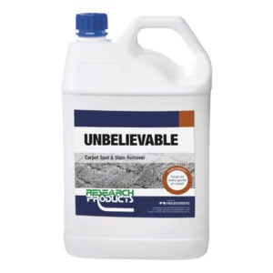 Research Products Unbelievable Carpet Spot & Stain Remover 5L