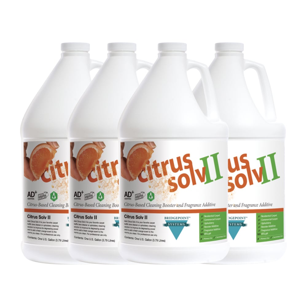 Bridgepoint Cleaning Booster Citrus Solv II 3.78L (Pack of 4)