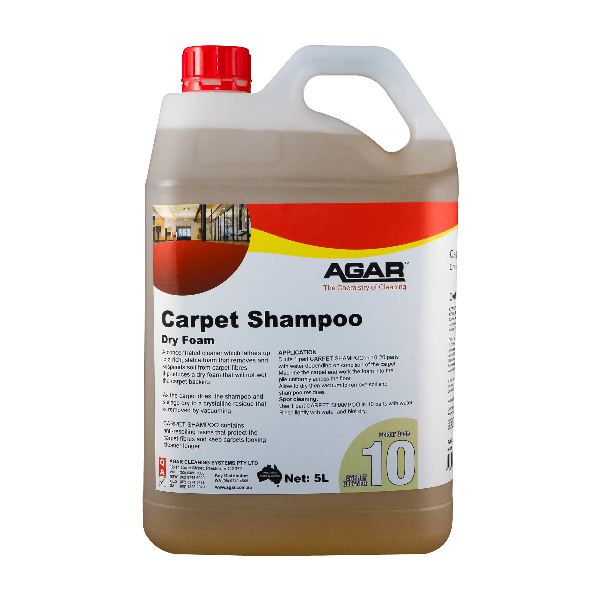 Agar Carpet Shampoo 5L