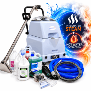 1000 Nexus 1000 PSI High-Pressure Hot Water Extraction + Twin Vacuum Motors + Steam. POWER TO TAKE ON MORE.